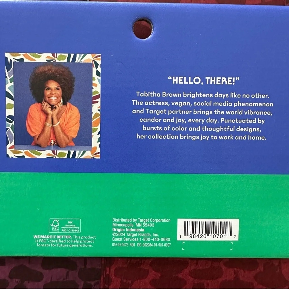Tabitha Brown Burgundy Tissue Paper Set of 3 packs